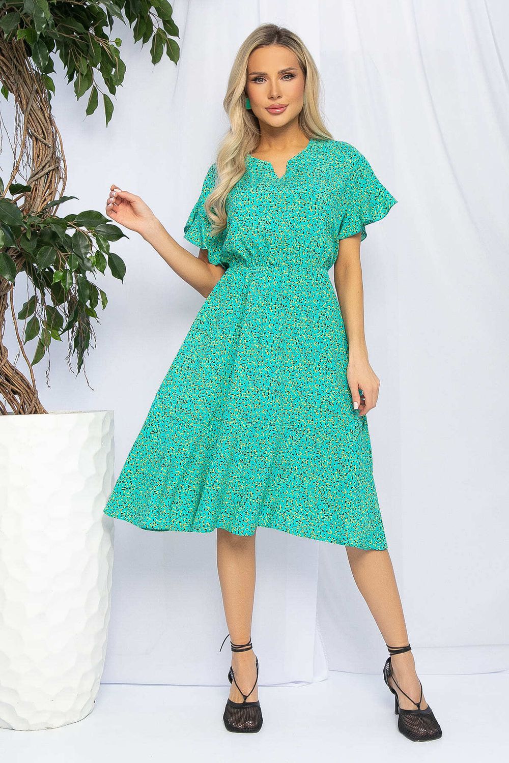 Платье Кристи (зеленое) П13206-35М LT Collection