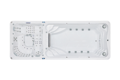 Плавательный гидромассажный спа-бассейн Victoria Star M-507 с подогревом и двумя чашами