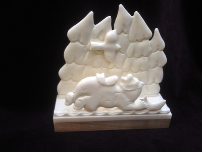 Медведь, визитница