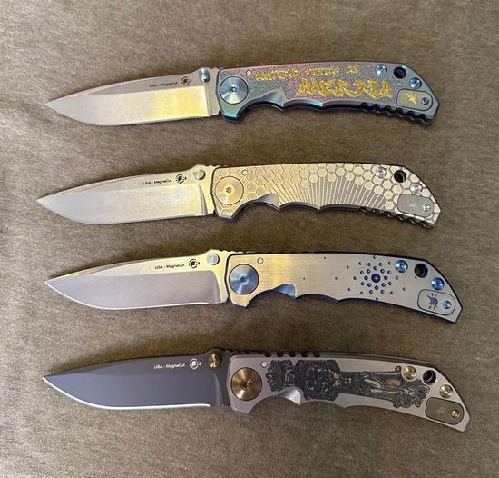 Нож Spartan Blades Harsey OCTABURST - сталь MagnaCut, рукоять титан + авторская гравировка