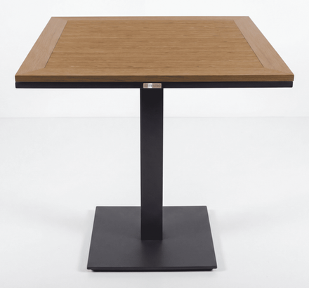 Стол обеденный Ideal Patio МИРРА алюминий, поливуд 80х80 см (1 ножка)