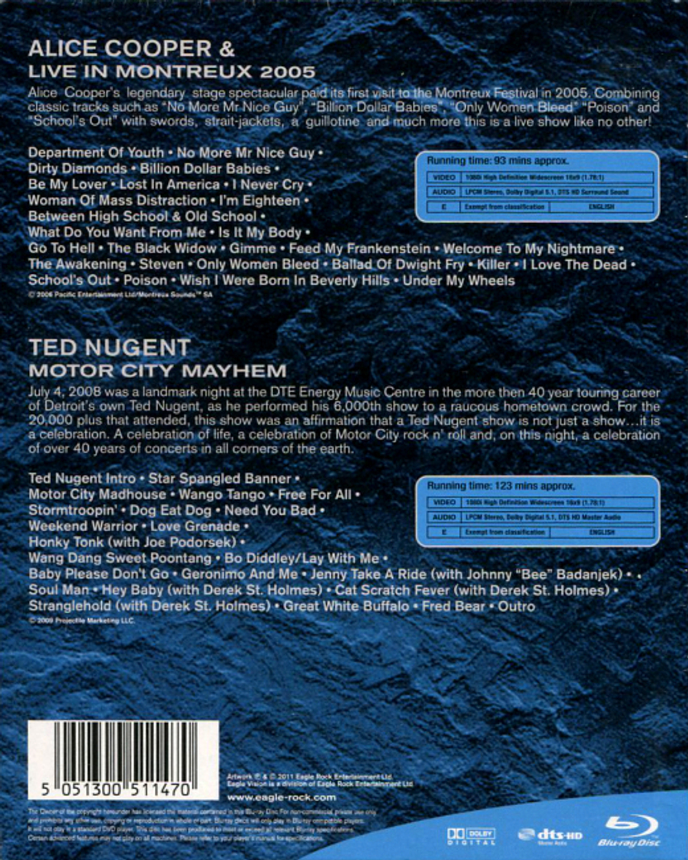 Alice Cooper, Ted Nugent / Metal Box, Volume 3 (2Blu-ray)