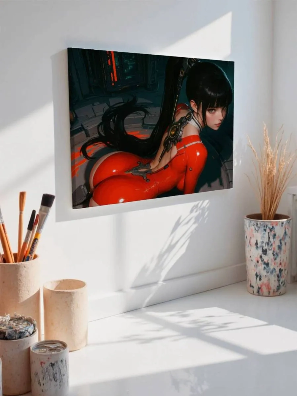 Картина на стену 40 X 50 Девушка аниме