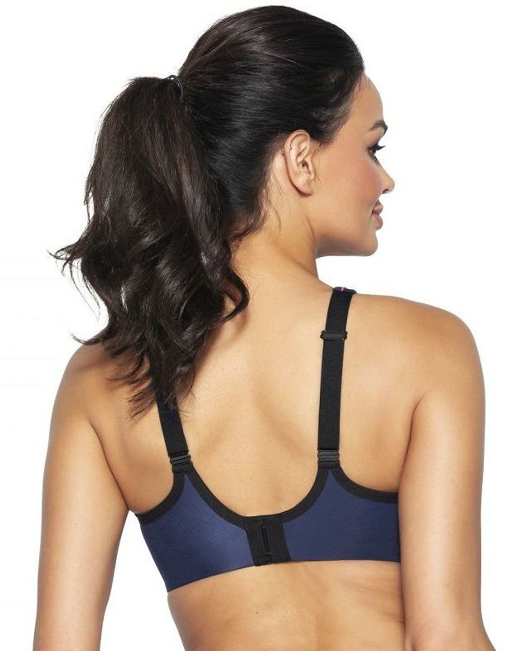 Бюстгальтер plus size Dina для занятий спортом и активного отдыха (Размер: 95F) (Цвет: темно-синий)