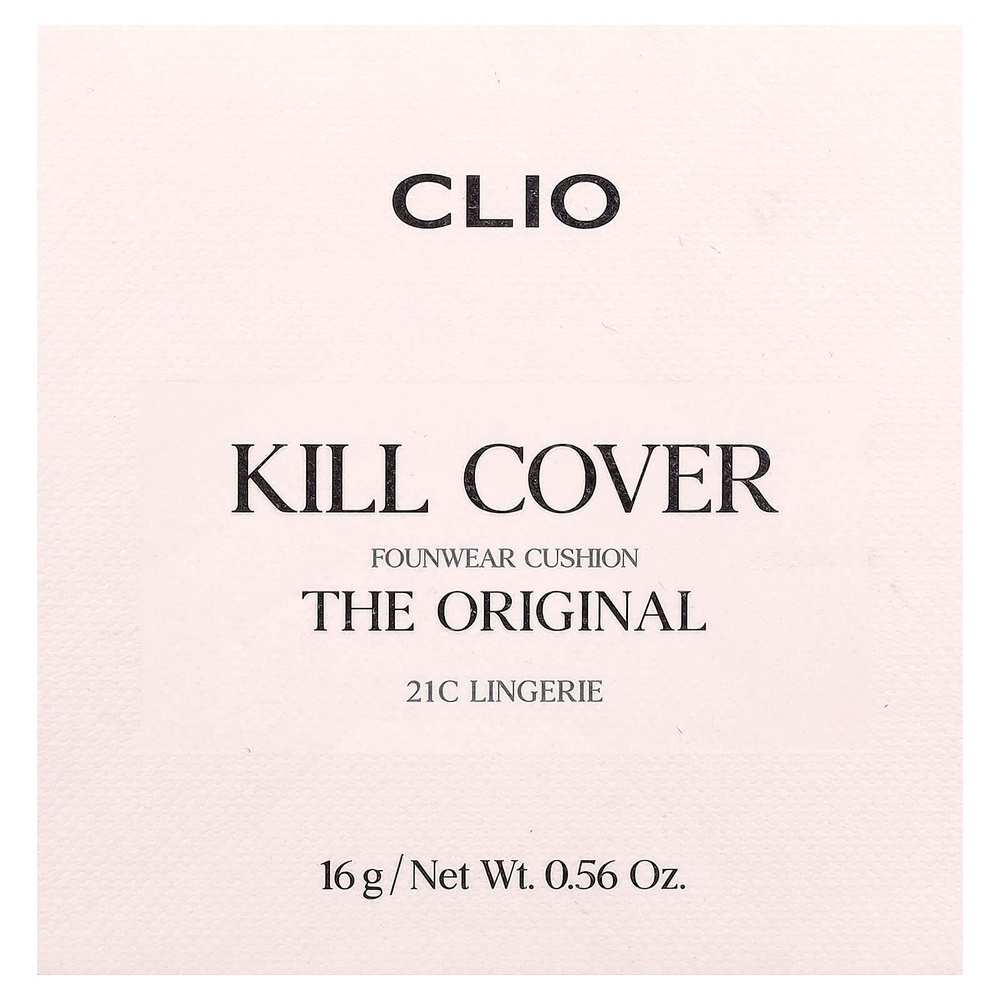 Clio, Death Cover FounWear, кушон, тон 21C для нижнего белья, 16 г (0,56 унции)