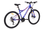 Велосипед 27,5" Stark'24 Slash 27.1 D р.16" насыщенный синий/мятный, красный