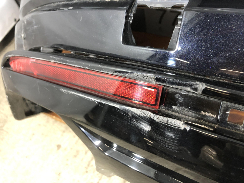 Бампер задний Volkswagen Touareg 3 18-22 Б/У Оригинал 760807421A