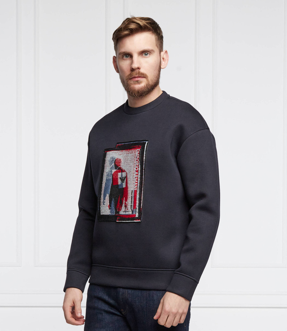 Худи Emporio Armani - темно-синий(6K1M96 1JUWZ)