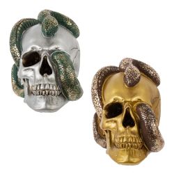 GAEM Копилка "Череп со змеей", L23 W16 H18 см, 2в.