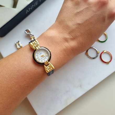 Часы Anne Klein со сменными безелями и ремнями