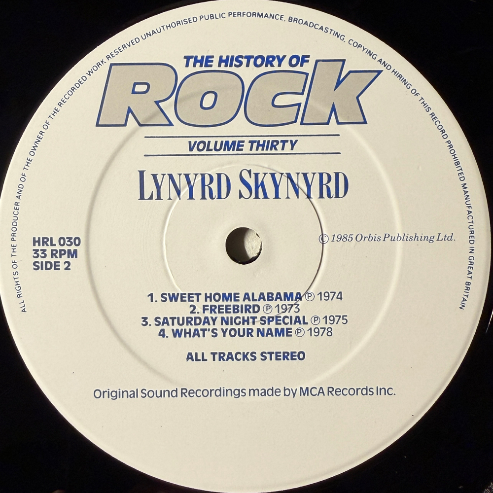 The History Of Rock 30 (Англия 1985г.) 2LP