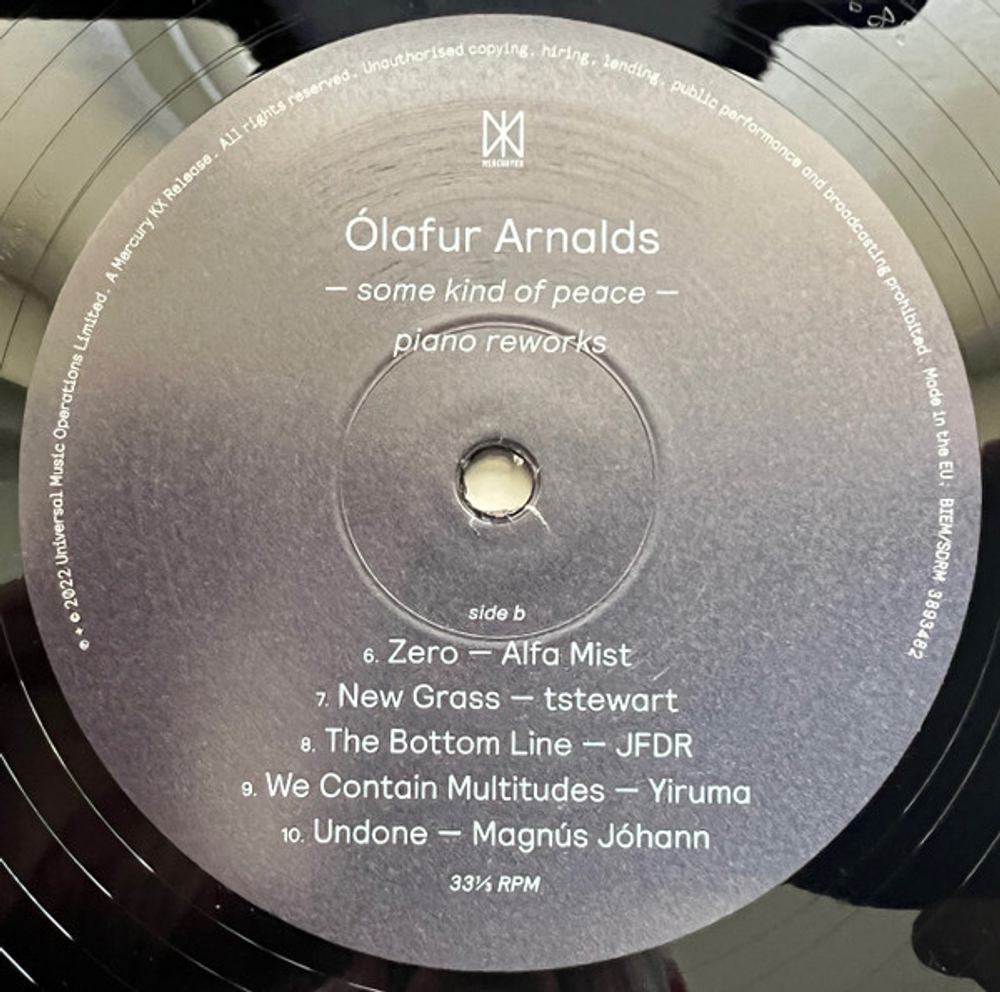 Olafur Arnalds / Some Kind Of Peace - Piano Reworks (LP)