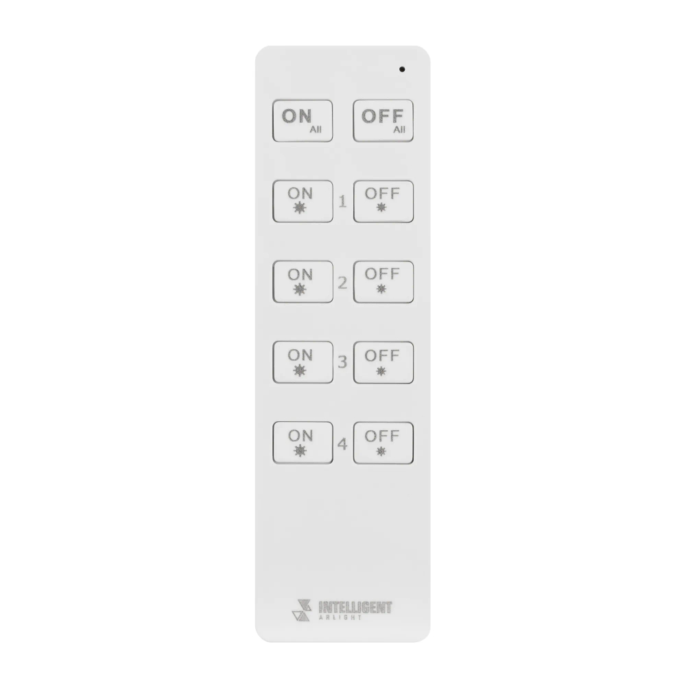 INTELLIGENT ARLIGHT Пульт SMART-801-22-4G-DIM White (3V, 2.4G) (IARL, IP20 Пластик, 5 лет) 045932