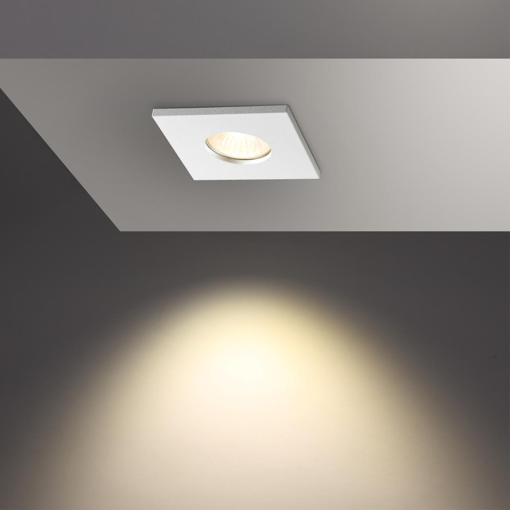 370804 SPOT NT22 532 белый Светильник встраиваемый влагозащищенный IP44 GU10 50W 220V AQUA