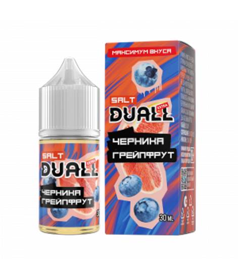 Жидкость Duall Extra, 30 мл, Hard Черника Грейпфрут