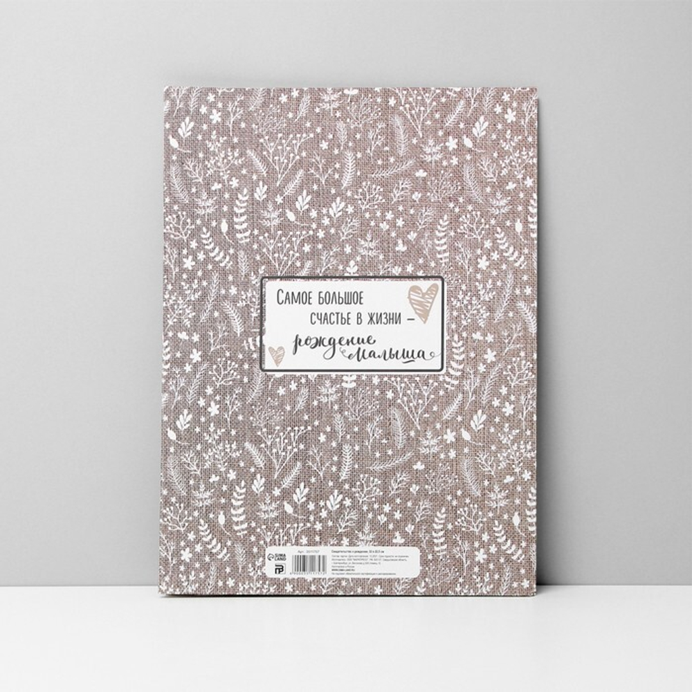 3511757 Папка для свидетельства о рождении «Мои первые документы», А4