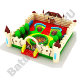 Коммерческий надувной батут "Три мушкетера"