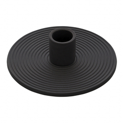 Подсвечник из каменной керамики Essential | графитовый