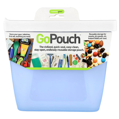 Humangear, Go Pouch™, средний, синий, 800 мл (28 жидк. унций)