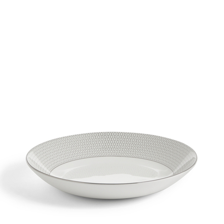 Wedgwood Gio Platinum 24 см глубокая / тарелка для пасты 1063175