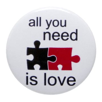 Значок Пазл All You Need Is Love (Все, что тебе нужно, - это любовь) (097)