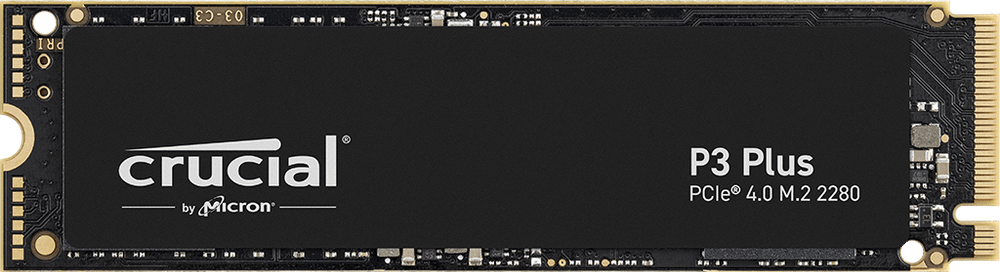 Твердотельный накопитель 4000Gb SSD Crucial P3 Plus M.2 2280 R4800Mb/s W4100MB/s CT4000P3PSSD8