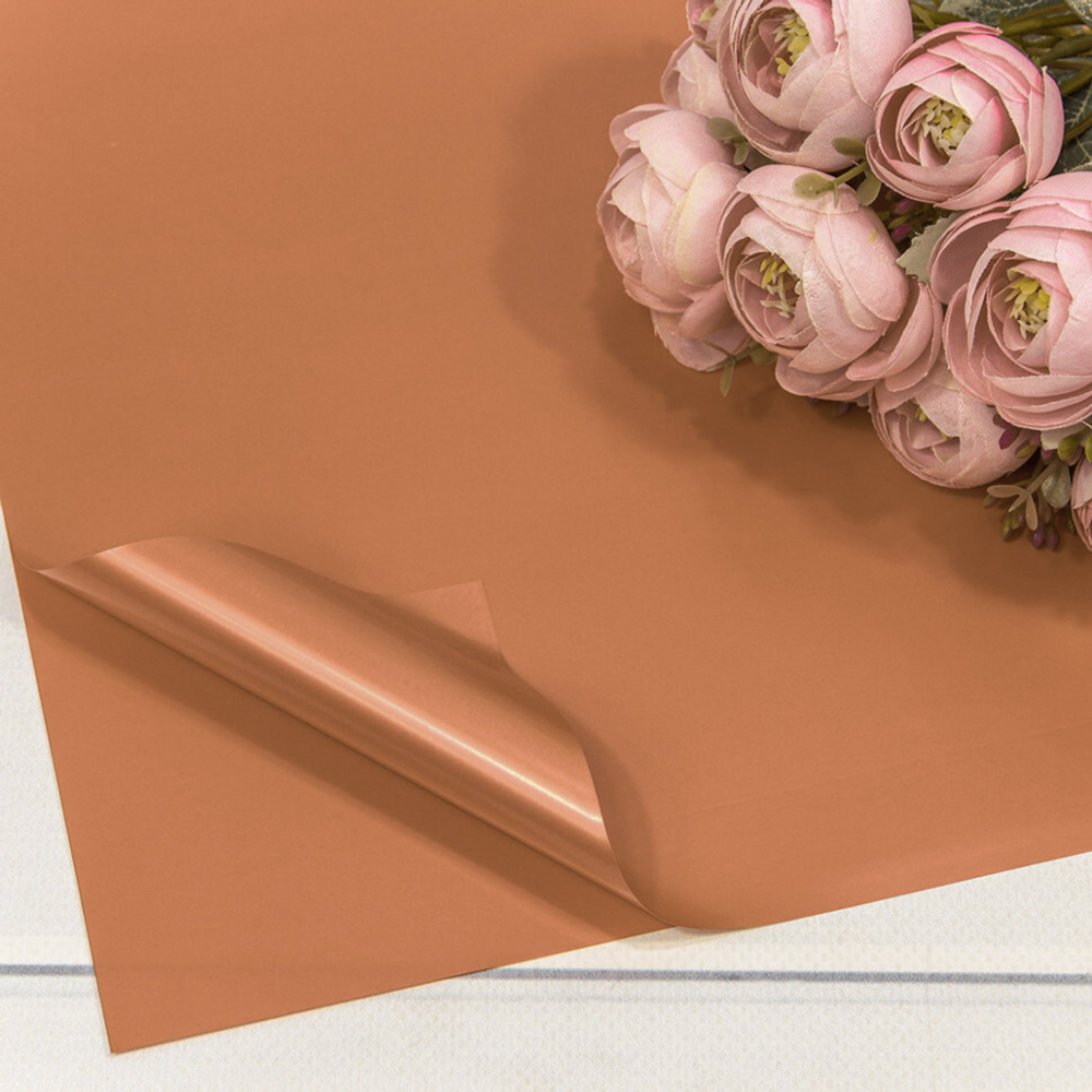 Пленка В листах 20 шт 60 х 60 см "Корейская" (Оранжевый)