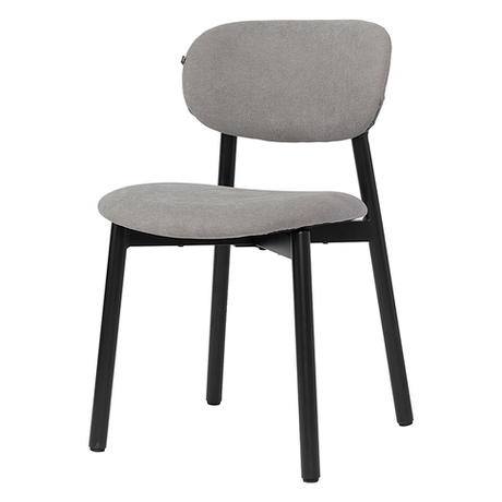 Стул Bergenson Bjorn Round, рогожка, дымчато-серый