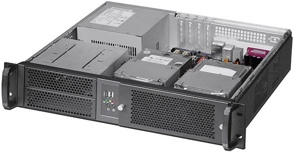 Корпус серверный 2U Procase EM238F-B-0