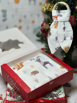 Пеленка Новогодняя Сказка фланель RinaAmari