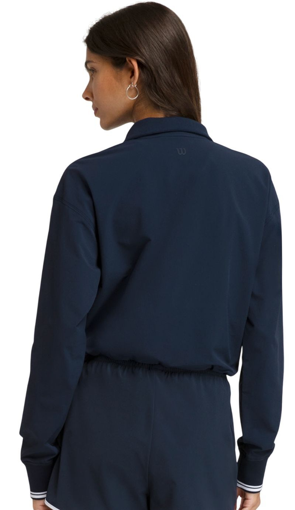 Женская Кофта теннисная Wilson Core Davenport Half Zip - небесный