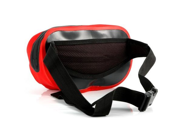 Гермосумка на пояс Sargan Банана с доп.карманом красная