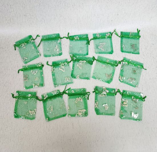 Мешок для подарков бирюза 20 шт