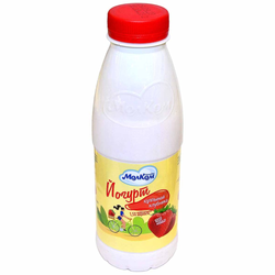 Йогурт Молком клубника 0,45 л