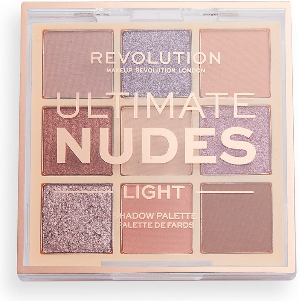 Палетка теней для век Makeup Revolution Ultimate Nudes Eyeshadow Palette LIGHT