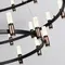 5009/204L L-VISION ODL23 529 матовый черный/ ант.бронза/белый/металл/акрил Люстра LED 204W 4000K 8074Лм CANDEL