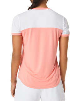 Женская теннисная футболка Asics Court Short Sleeve Top - Розовый