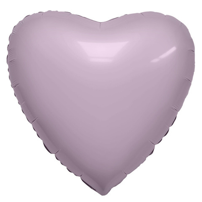 Р Сердце Орхидея, фольгированный шар  19"/48 см
