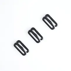 Крючок для бретели черный матовый 15 мм, Arta-F