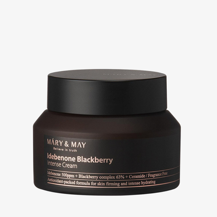 MARY&MAY Крем с идебеноном и ежевичным комплексом Idebenone Blackberry Intense Cream (70 гр)