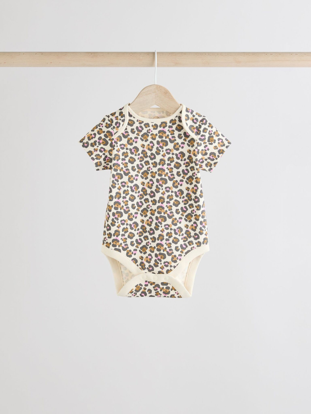 Боди с коротким рукавом для малышей Next E19-748, 3 шт., Бежевый, Светло-коричневый