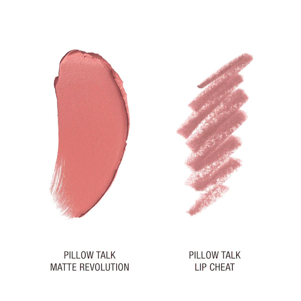 Charlotte Mini Lipstick & Liner Set Nude
