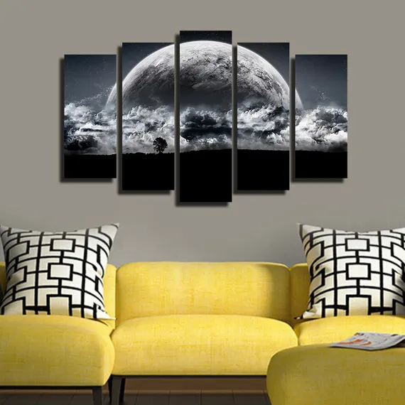 Модульная картина "Темная Луна"