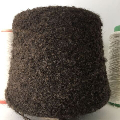 BOUCLE - Pecci Filati; 60% меринос, 15%альпака, 25% п/а; 200м/100гр; цвет: коричневый темный