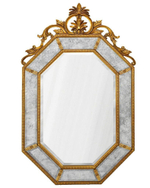 Зеркало в раме "Лидс" 19C. Gold/02