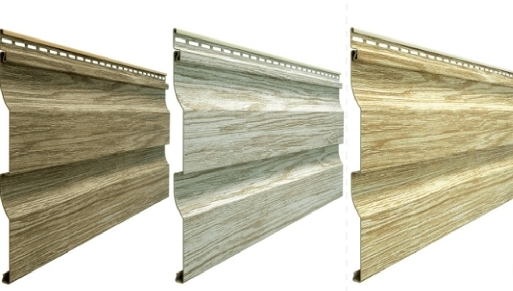 Виниловый сайдинг Döcke Сайдинг Lux D5C 'Елочка' кедр/орех/миндаль/зрелый каштан/канадская береза