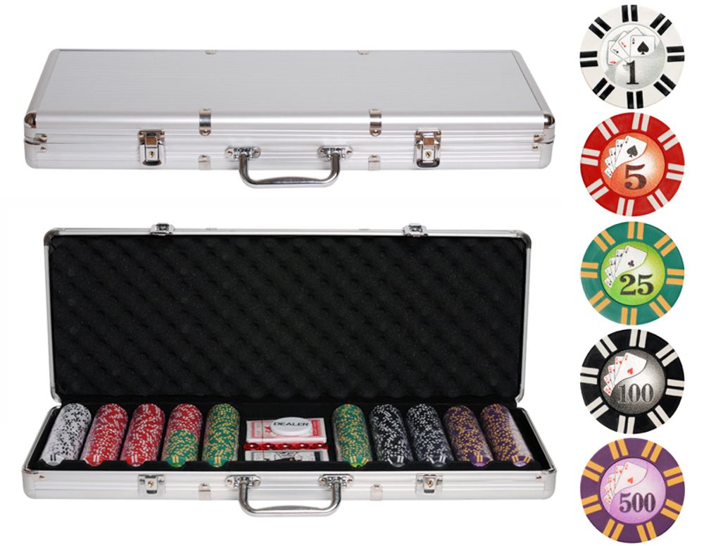 Набор для покера Royal Flush на 500 фишек