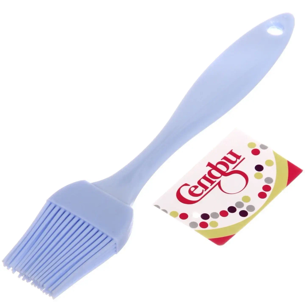 Кисточка кулинарная силиконовая 20,5*4см «Macarons» цветная ручка