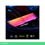 Оперативная память Kingston Fury Beast Black RGB XMP 16GB DDR4 (KF432C16BB2A/16)