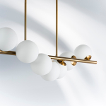 815183 Люстра CROCO 8х40W E14 ЛАТУНЬ